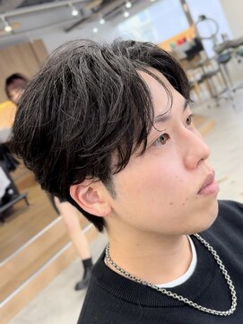 ラヴィズム(LUVISM) 波巻きパーマツイストスパイラルパーマメンズマッシュパーマ万代