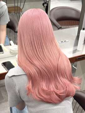 ニコ トウキョウ 渋谷(nico TOKYO) ダブルカラーミルクティーベージュピンクブラウンロングレイヤー