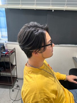 メンズサロン キング 心斎橋店(Men’s salon K!ng) 波巻きツイストスパイラルパーマ/フェザーパーマ/眉毛/メンズ