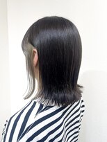 ヘアー ホスピタル ソアン(hair hospital soan)&nbsp;くくれるボブ  ×  カーキ