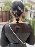 say.お呼ばれアレンジ結婚式編み下ろしカチモリタイトルスタイル
