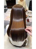 髪質改善ストレート