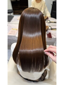 髪屋 紬 髪質改善ストレート