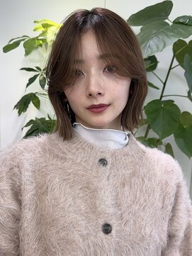 サンド ミュウ 横浜店(sand mieu) 韓国風くびれボブ