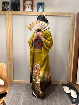 ビサラ(美.Sarah)の写真/大切な日の装いはお任せ!ヘアセット+着付けが人気◎出張対応や送迎サービスもお気軽にご相談ください♪