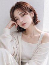 リリアーナ(LILIANA)&nbsp;池袋 レイヤーボブ シースルーバング 大人ボブ 韓国風ボブ