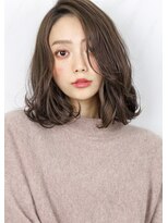 ヘアサロン ガリカ 表参道(hair salon Gallica) ☆ グレージュ ＆ 毛束感 ☆ ひし形シルエット小顔ミディ♪