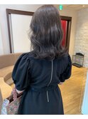 ブリーチなしのグレージュカラー_伊藤夏歩