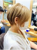 絶壁解消×イルミナカラー×前下がりくびれショート永田カズヤ