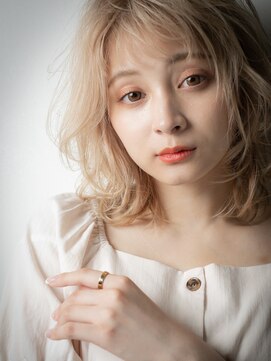 カバーヘア ブリス 北浦和(COVER HAIR bliss) こなれハイトーン外国人風フレンチガーリーx北浦和10代20代30代