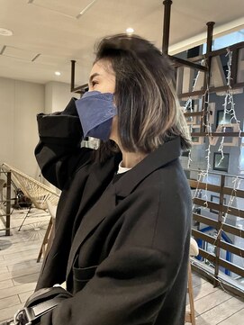 リバレッジ 広尾(Leverage) 外国人ラフかきあげスタイル　東田