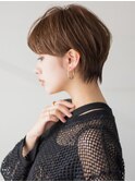 マッシュショート20代30代40代大人可愛い暗髪うる艶髪青山表参道