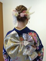 フラココ 荻窪店(hurakoko trico)&nbsp;オーダーNO1シニヨン着物ヘア/和装/成人式/振袖/ヘアセット/荻窪