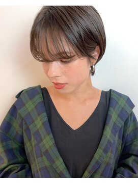 グッデイ ヘアー(GOOD DAY HAIR) 下北沢 イメチェン チェリーブラウン モード ダークアッシュボブ