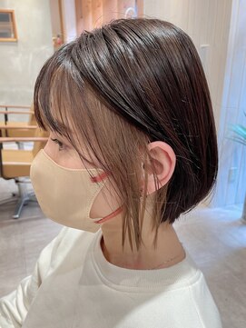 ボス レフィル(BOSS Le'fill) インナーカラー/フェイスフレ-ミング/小顔カット/褒められカット