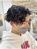 横浜★かきあげメンズのツイストスパイラルパーマ