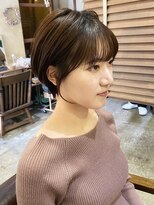 トト 船橋店(toto.)&nbsp;黒髪/グレーベージュ/レイヤーロング/前髪パーマ[西船橋/津田沼]