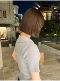 ミニボブ×ぷつっとボブ×暗髪ボブ×透明感カラー×10代20代