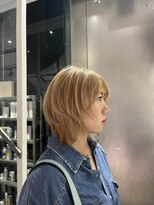 シェリ ヘアデザイン(CHERIE hair design)&nbsp;福岡 ブリーチ ベージュ グレージュ ダブルカラー ハイライト
