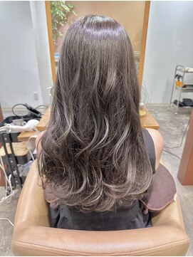 インビテーション 名古屋(invitation) ◎ロングレイヤー/ラベンダーアッシュ