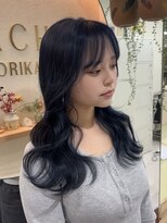 ハチ(HACHI)&nbsp;ブリーチ1回でできるブルー高発色カラー