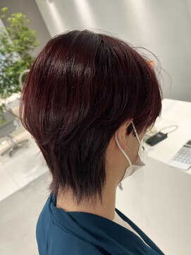 アールプラスヘアサロン(ar+ hair salon) 【deep red color】
