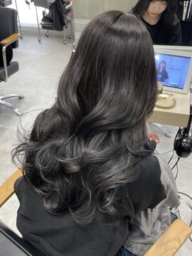 ソヨン 栄2号店(SOYON) ブリーチなし/透明感カラー/アッシュブラック/アースカラー/美髪