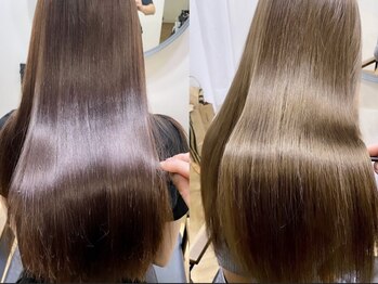 アンユージュアル(unusual)の写真/癖毛の悩みは経験豊富なスタイリストの毛髪診断から☆豊富な薬剤から髪の状態に合ったベストを選定◎