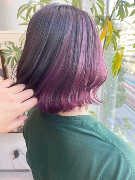 グーフィートーキョー 銀座(Goofy Tokyo) Goofy銀座/アンブレラカラー/バイオレット/インナーカラー東京