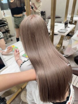 ロンド レア 天神大名店(Lond Le’a) メルティカラー/ウェーブミディアム /似合わせカットスタイル