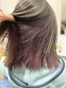 スナリー(Snaly) インナーカラー/パープル/デザインカラー