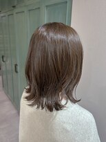 ヘアサロン ナノ(hair salon nano)&nbsp;ミディアムヘア/白髪ぼかし/グレージュ/髪質改善/30代/40代/50代
