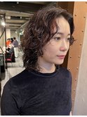 ミディアムパーマ