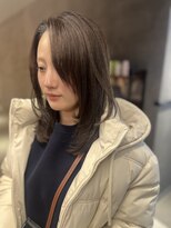 エミュ 伏見 国際センター(emu)&nbsp;ミディアムレイヤー/透明感カラー/髪質改善カラー