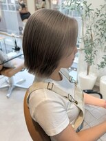 ノア 三宮店(NOA)&nbsp;【NOA】透明感アッシュベージュ切りっぱなし20代30代40代