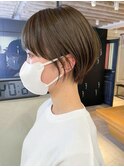 美髪ショートくびれヘア前髪カット_ba391191