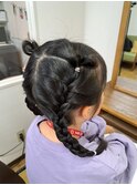 キッズヘアアレンジ