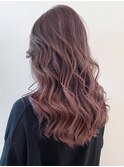 ロング顔周りレイヤー韓国ヘア美髪_ba306571