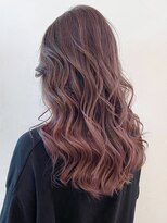 ロング顔周りレイヤー韓国ヘア美髪_ba306571