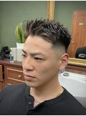 ミルクティーメッシュショート