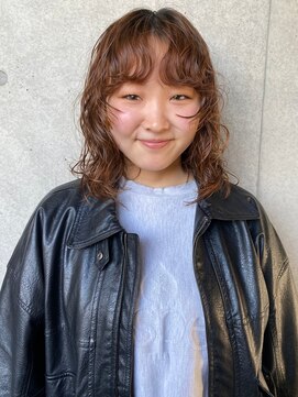 フェンヘアーアイス 中目黒(Fen.hair ici) ゆるふわ大人可愛い♪20代30代デジタルパーマピンクベージュ