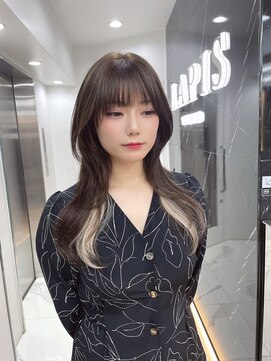 ラピス 渋谷本店(Lapis) シールエクステロングウルフ/ミニウルフ/ホワイトグレージュ