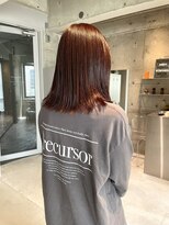 アイデンアンドティティ(IDEN AND TITY)&nbsp;｛kando hair｝ピンク/レッド/ボルドー/ミディアム/ストレート