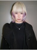 blonde/purple