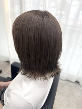 ルノン シェリー(LUNON cheliy) 暗めカラーグランマッシュデザインカラーフェイスフレーミング