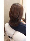 ミディアムヘア/暗めカラー/グランマッシュ/辻堂