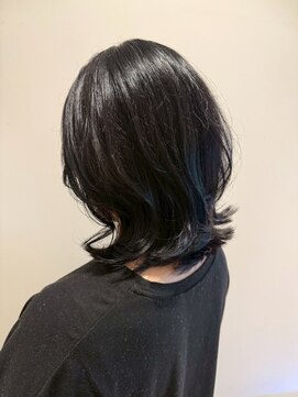 ニシオギ ヴォイス 西荻窪店(nishiogi voice) 重さの中に動きを出すレイヤーカット◎くびれボブ/艶感