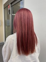 テーラヘアー 木更津本店(TELA HAIR)&nbsp;＊レッド×全体ブリーチ＊