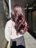 ブロンド(Blonde)&nbsp;赤髪　ワンカラー　ブリーチなし