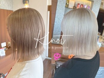 ノット 成田公津の杜(Knot)の写真/<丸み/くびれショート>で女性らしさと抜け感◎360度美シルエットに[成田公津の杜駅/髪質改善/ショートボブ]